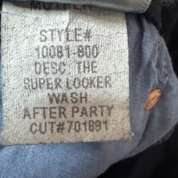 Mother Jeans “The Super Looker” 👀 in After Party NWOT - Picture 9 of 11
